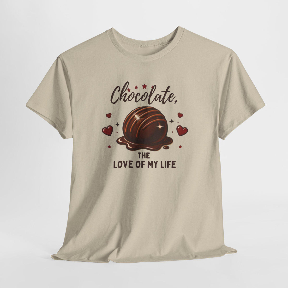Chocolate the Love of My Life Tee | Candy Hearts, Dessert Illustration