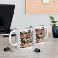 Mistletoe Kisses Mug | Vintage Christmas Ceramic Coffee Cup (First Christmas)