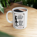 Silhouette Couple Illustration Mug | Ceramic Coffee Cup, Romantic Quote Design