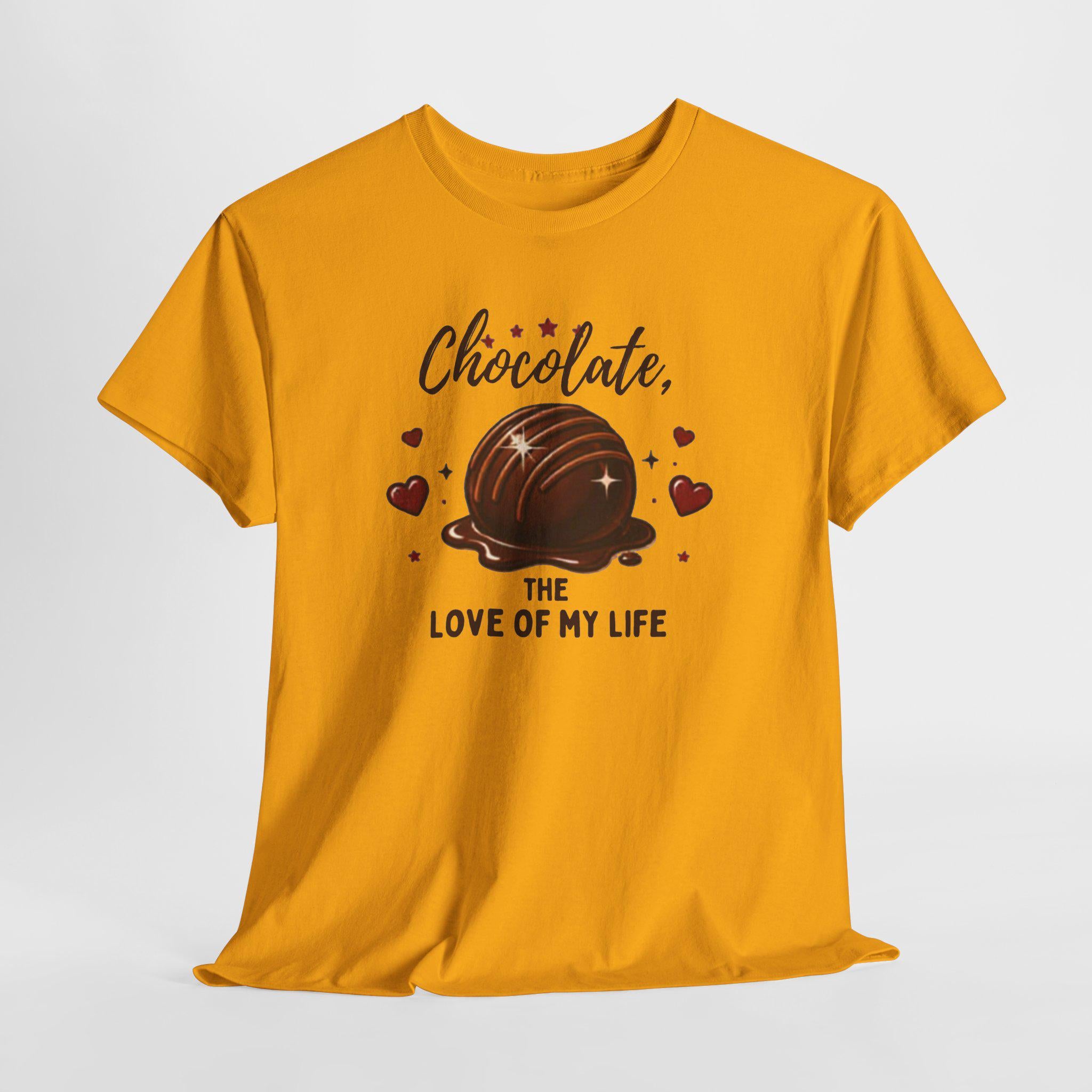 Chocolate the Love of My Life Tee | Candy Hearts, Dessert Illustration