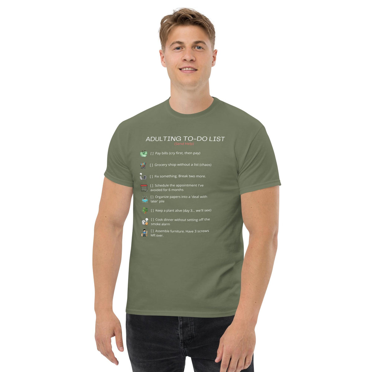 To-Do List Adult Humor Unisex classic tee