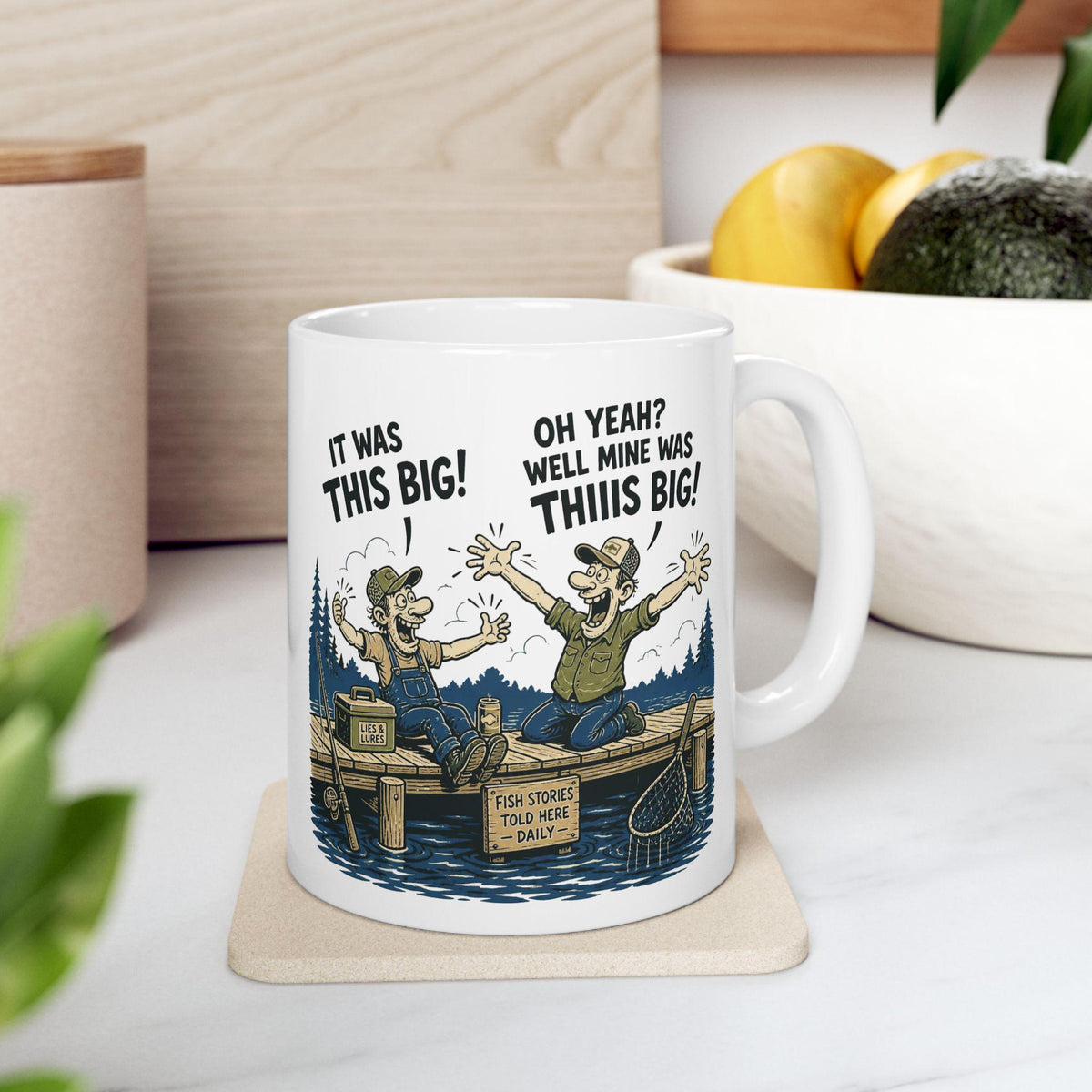 Fishing Mug | Funny Fisherman Coffee Cup, Humor Gift (11oz or 15oz)
