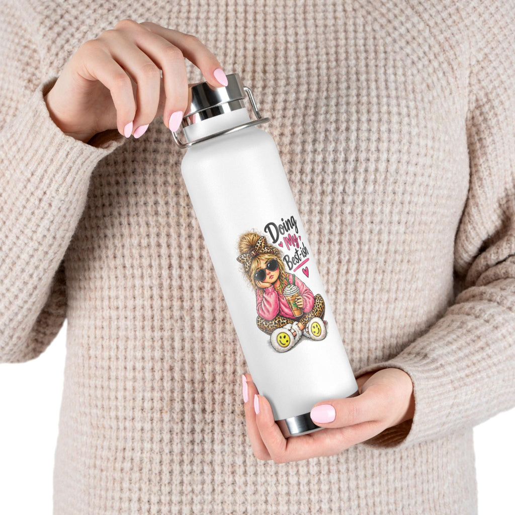 Humorous Water Bottle | 22oz Insulated Copper Vacuum Bottle
