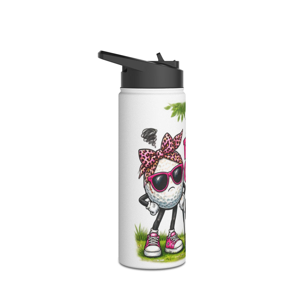 Golf Humor Water Bottle | Stainless Steel Insulated Tumbler, Cheeky Sporty Vibe