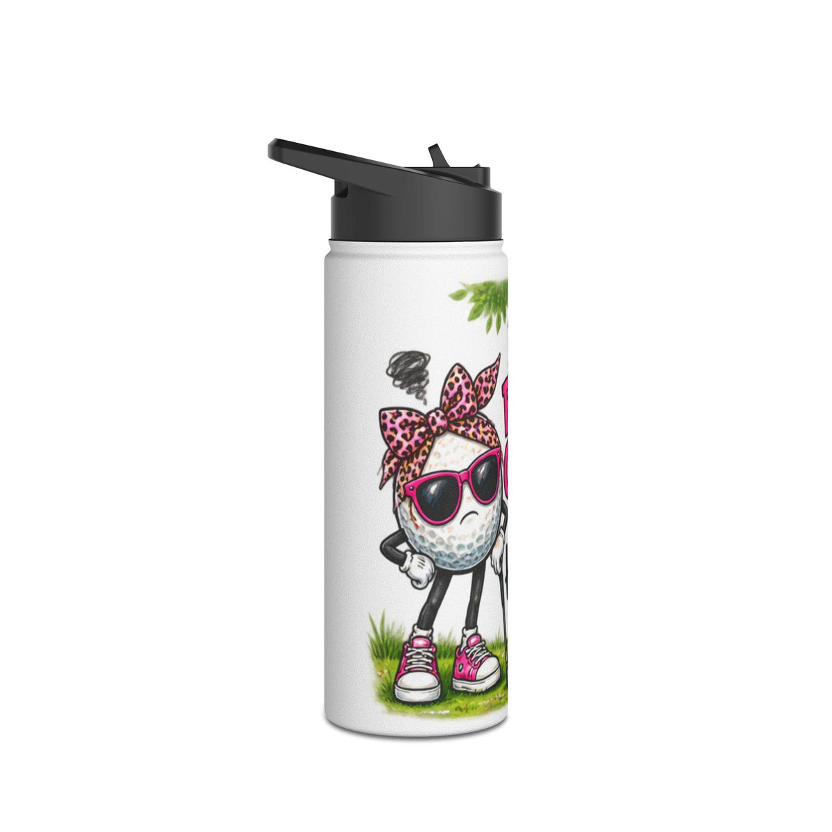 Golf Humor Water Bottle | Stainless Steel Insulated Tumbler, Cheeky Sporty Vibe