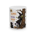 Flying Witch Mug | Halloween Witch Coffee cup