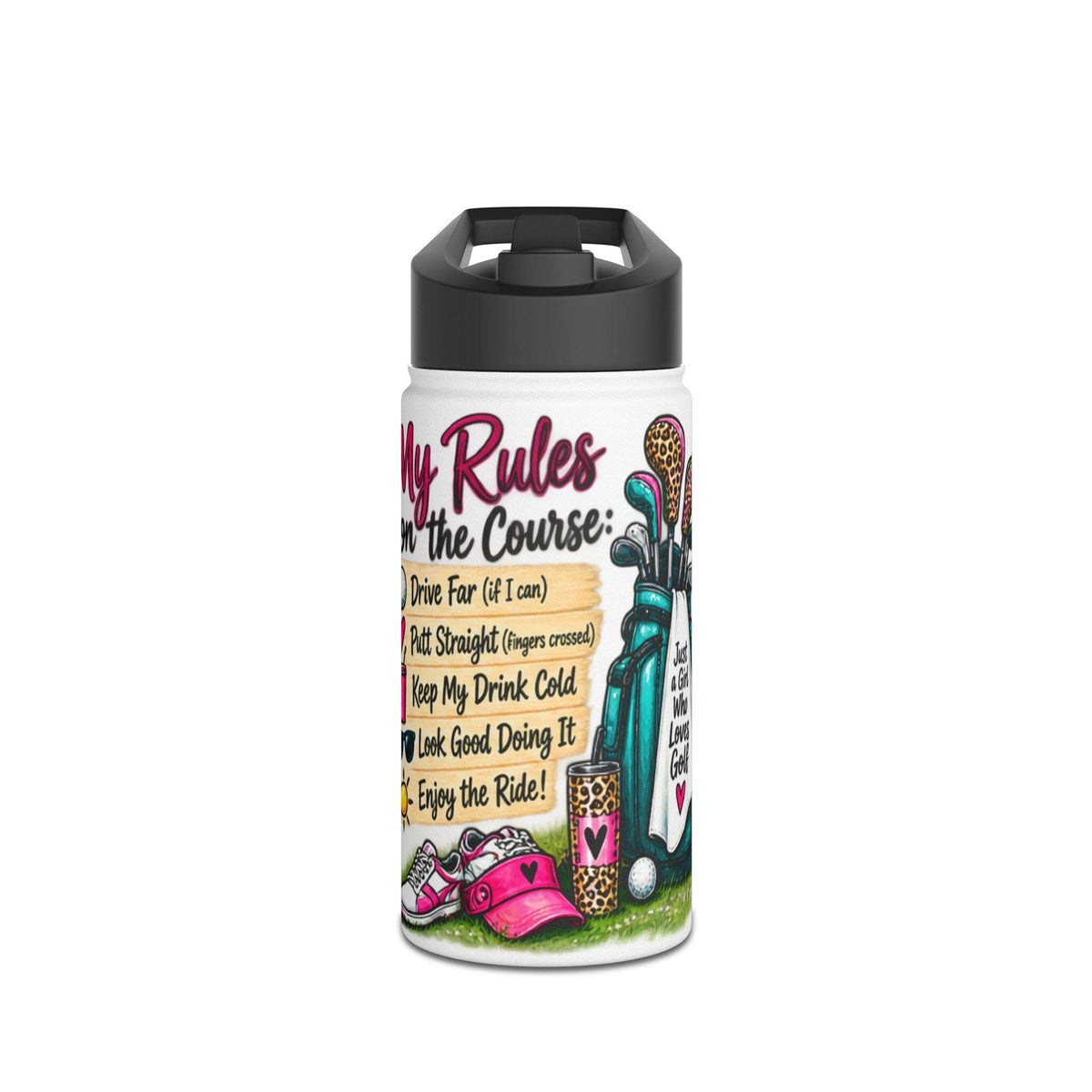 My Rules of the Course Golf Water Bottle | Stainless Steel Insulated