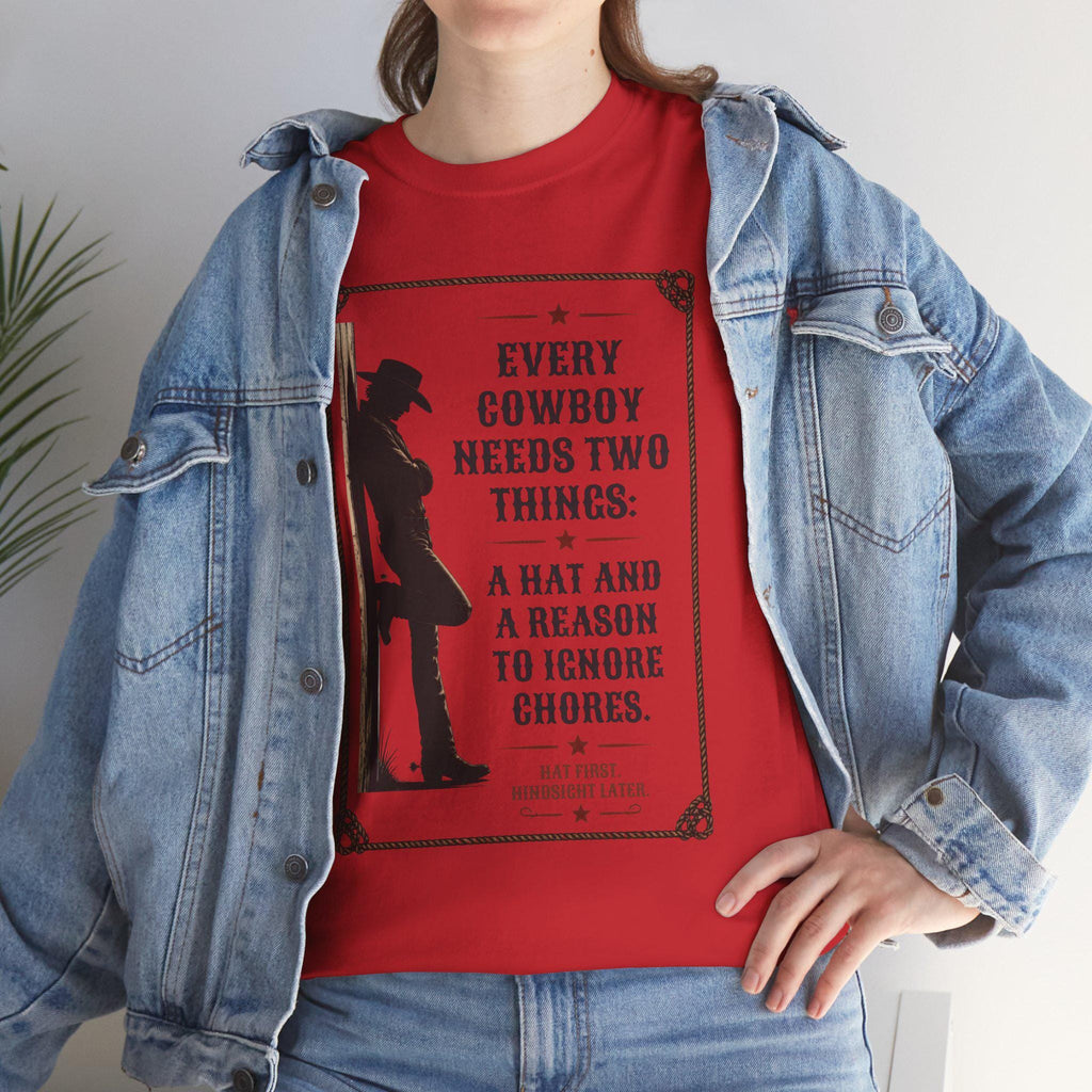 Cowboy Silhouette Quote T-Shirt | Western Graphic Tee