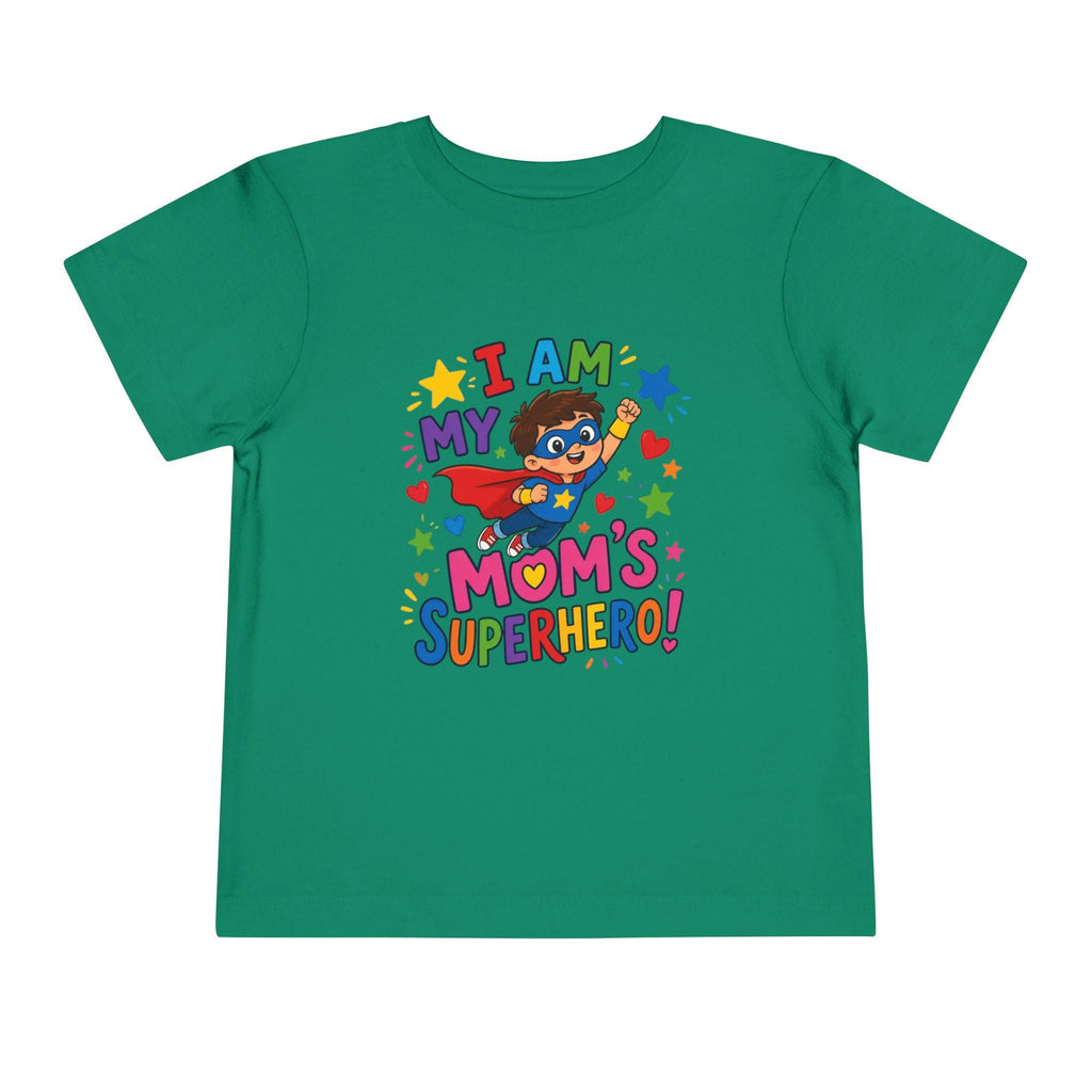 Toddler Superhero Shirt, I Am My Mom's Superhero, Playful Graphic Tee