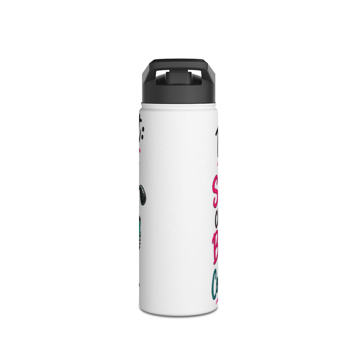 Golf Water Bottle, Stainless Steel Tumbler, Cold Drinks, Matte Grip, Gift