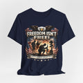Military Memorial T-Shirt | American Flag Eagle, Veteran Service Honor