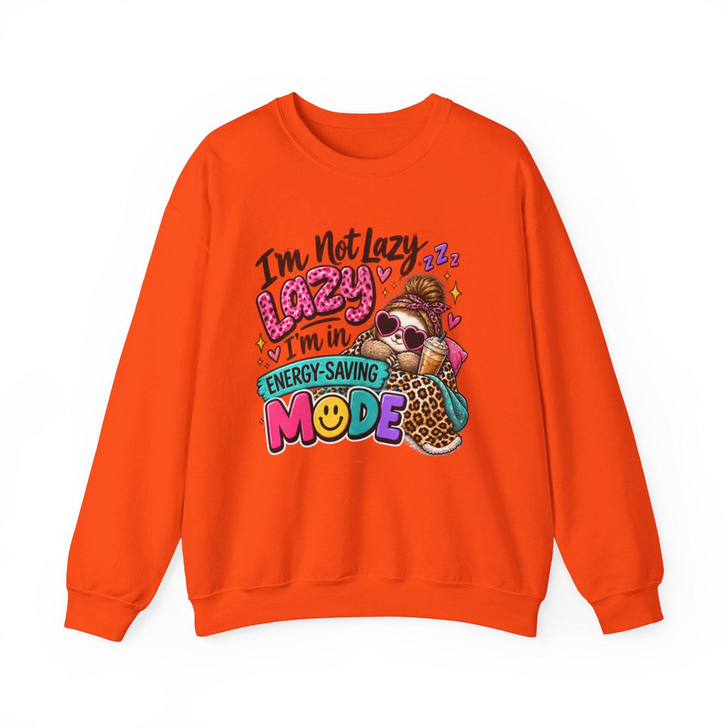 I'm Not Lazy I'm In Energy-Saving Mode sweatshirt | Genz Graphic Crewneck sweatshirt
