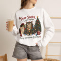 Dear Santa I Can Explain Cat Christmas sweatshirt | Holiday Cat Crewneck