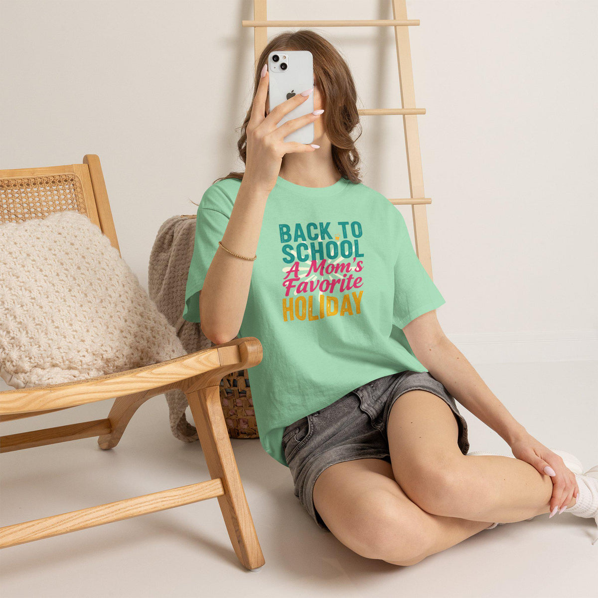 Back to School A Mom's Favorite Holiday T-Shirt | Teacher Mom Tee