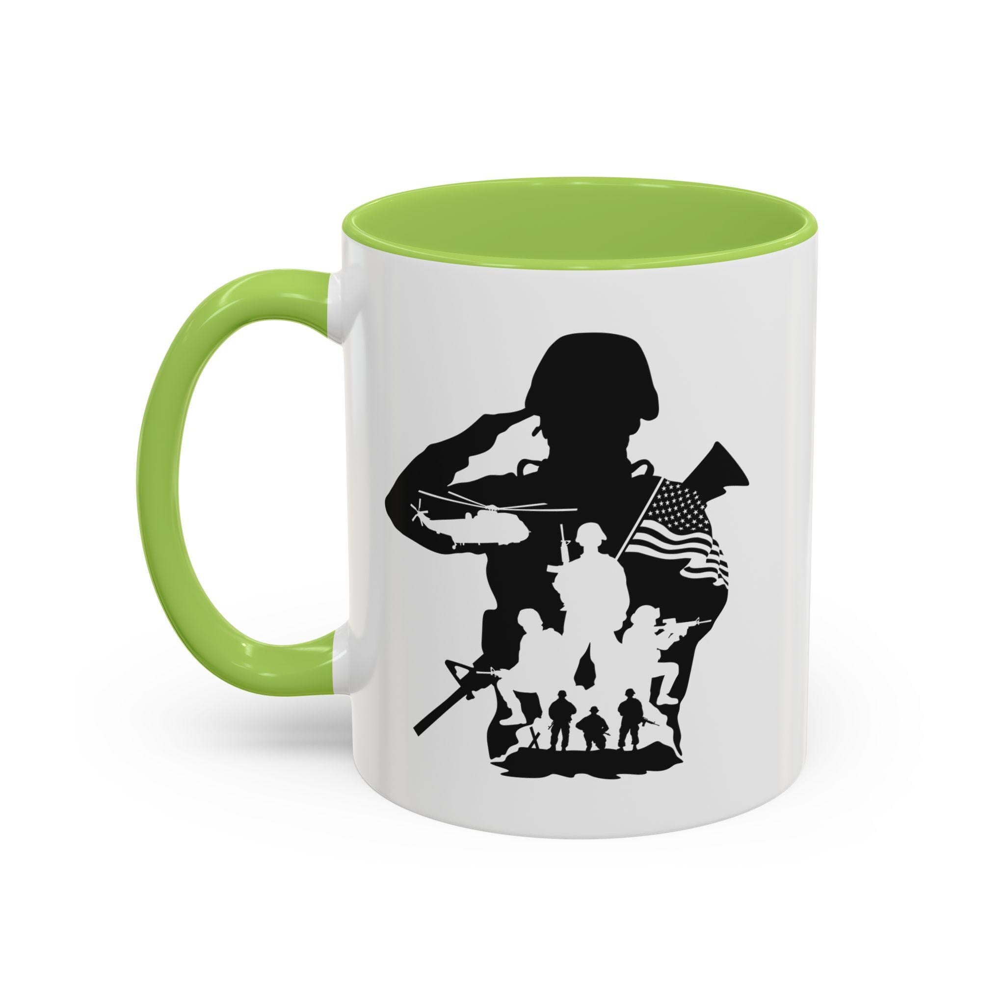 Thank You For Your Service USMC Mug | Accent Coffee Mug Right Hand