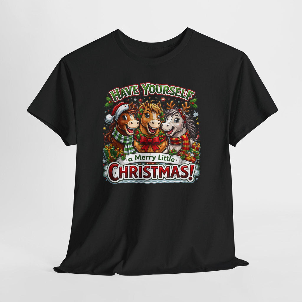 Merry Christmas Tee | Three Horses Holiday Design