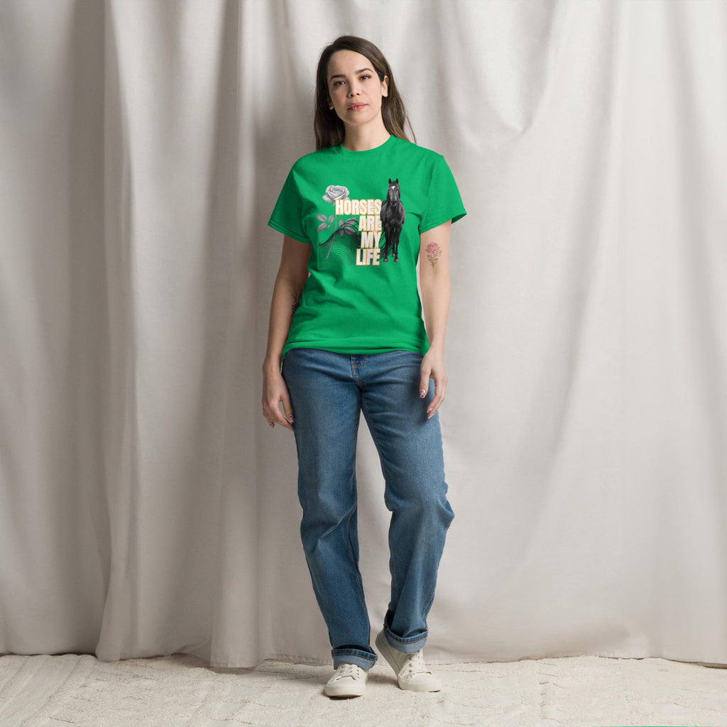 Horse Tee-Shirt/Horses are my life