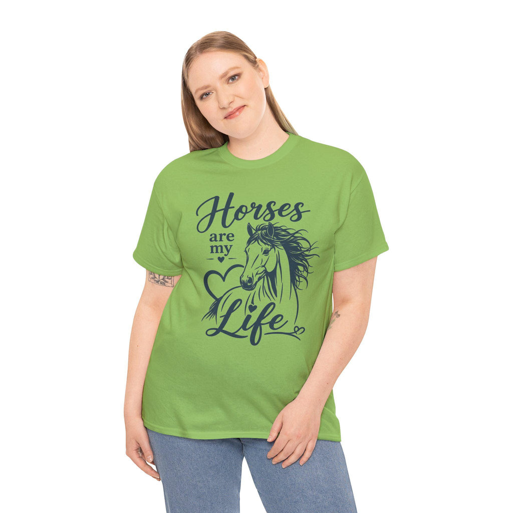 Horses Are My Life shirt Tee | Horse sketch, heart design