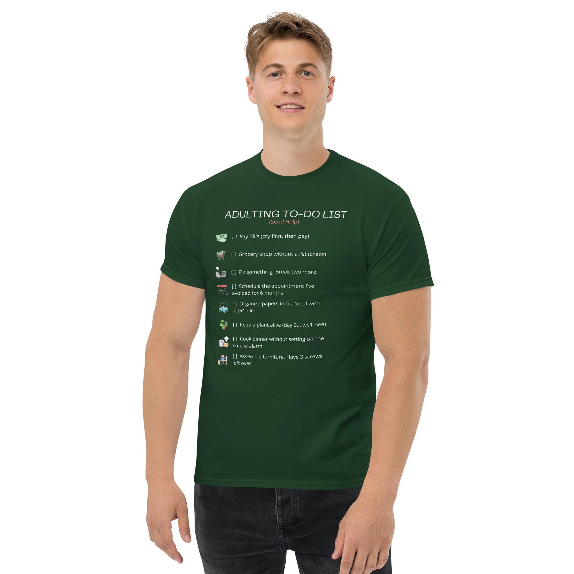 To-Do List Adult Humor Unisex classic tee