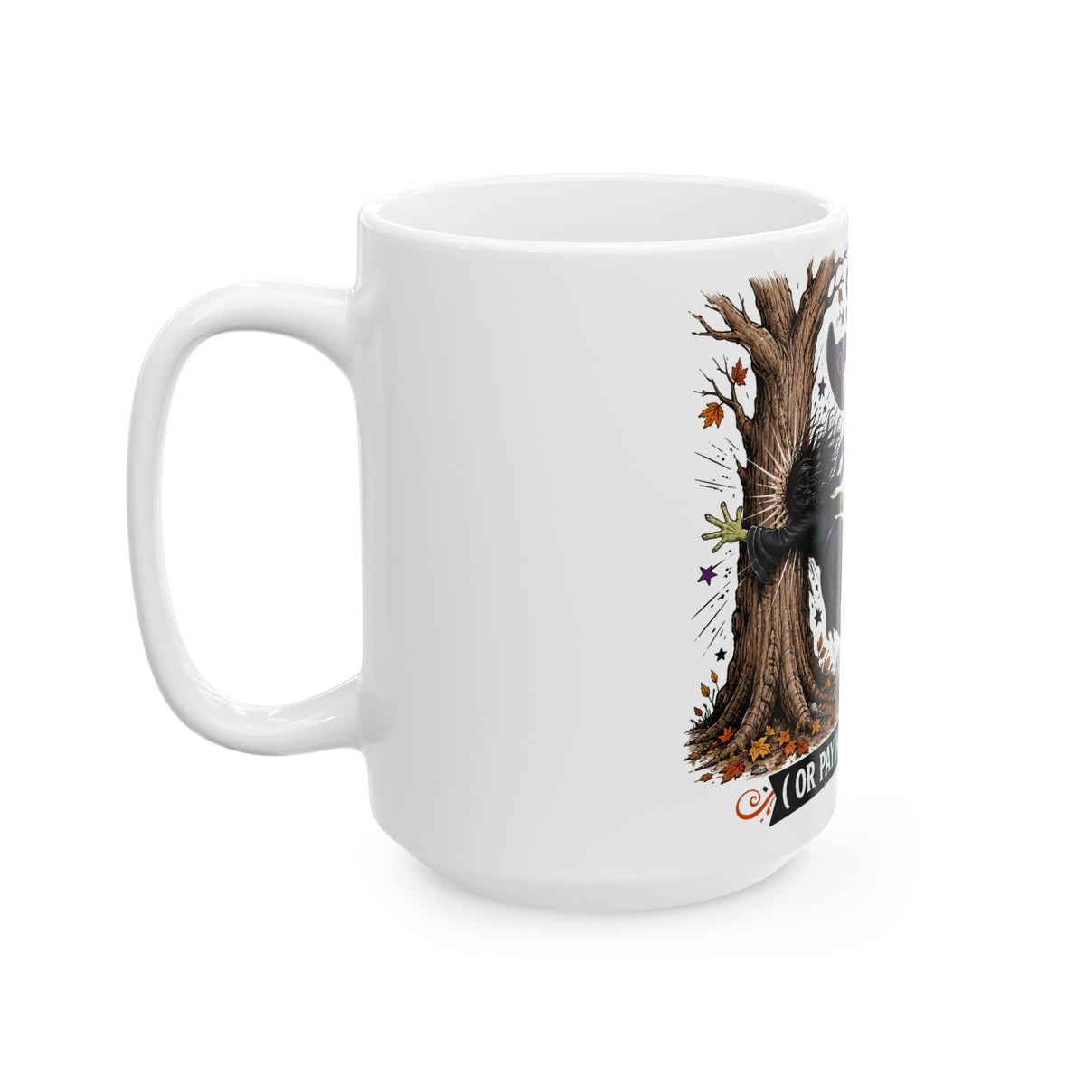 Witch Halloween Mug | Ceramic Coffee Cup, Sarcastic Flying Reminder
