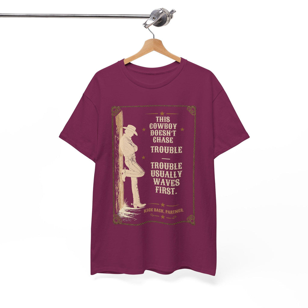 Cowboy Silhouette with Quote Tee | Western Vintage Poster, Rodeo Shirt