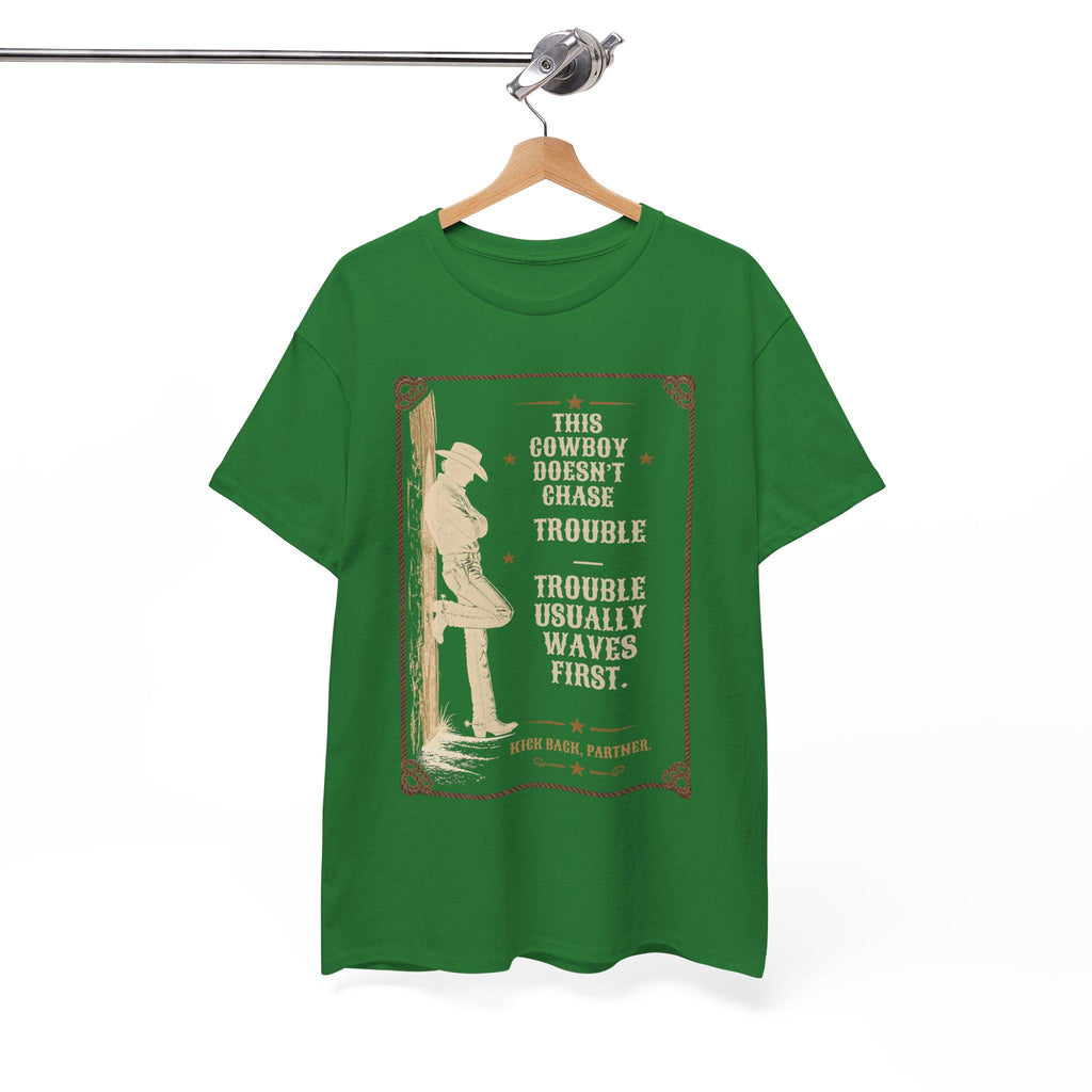 Cowboy Silhouette with Quote Tee | Western Vintage Poster, Rodeo Shirt