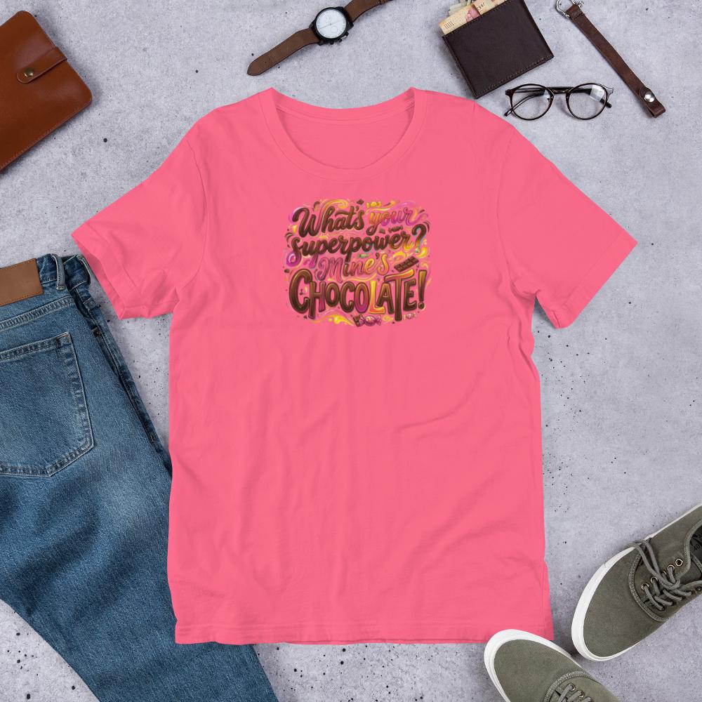Chocolate Superpower T-Shirt – Funny Foodie Gift for Chocolate Lovers