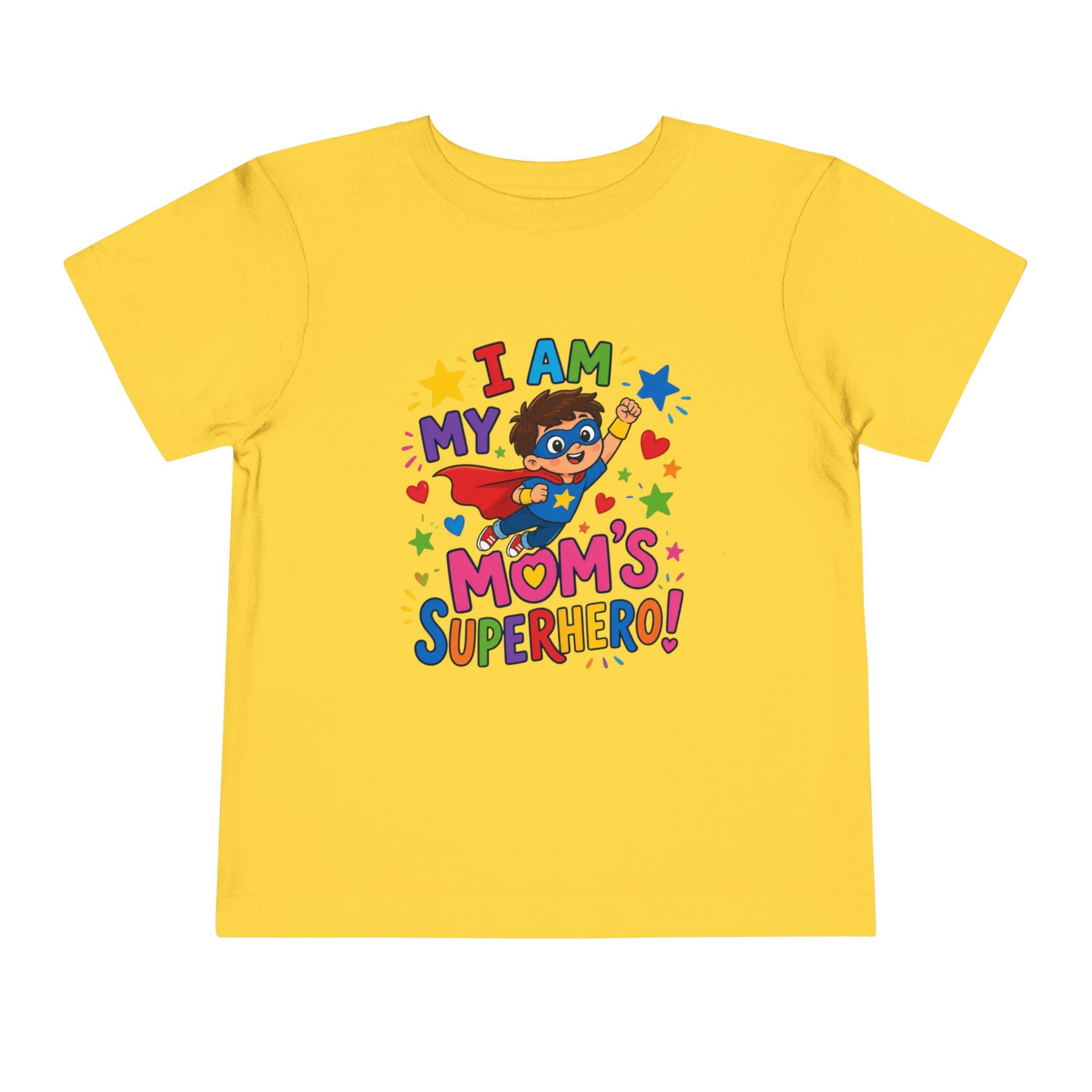 Toddler Superhero Shirt, I Am My Mom's Superhero, Playful Graphic Tee