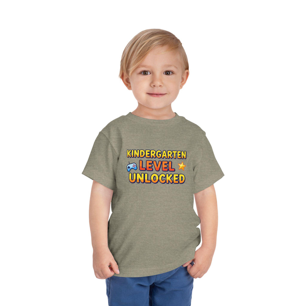 Kindergarten Level Unlocked Toddler Tee | Back to School Shirt