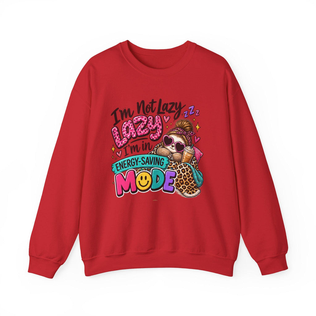 I'm Not Lazy I'm In Energy-Saving Mode sweatshirt | Genz Graphic Crewneck sweatshirt