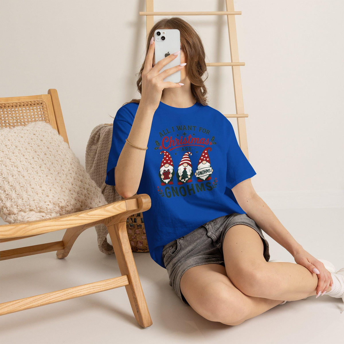 All I Want for Christmas Are Gnomes T-Shirt | Christmas Gnome Tee