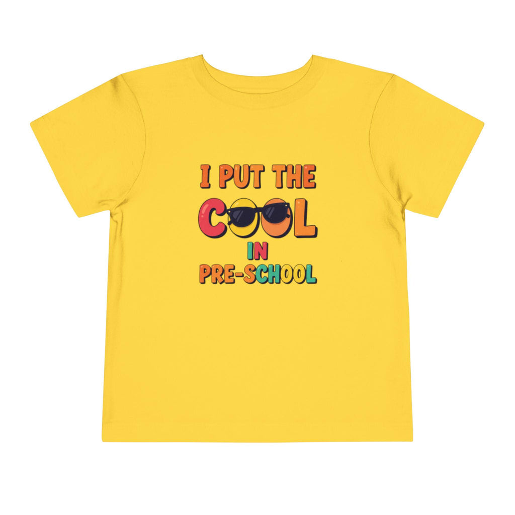 Toddler Preschool Graphic Tee | "I Put the in Preschool" Shirt