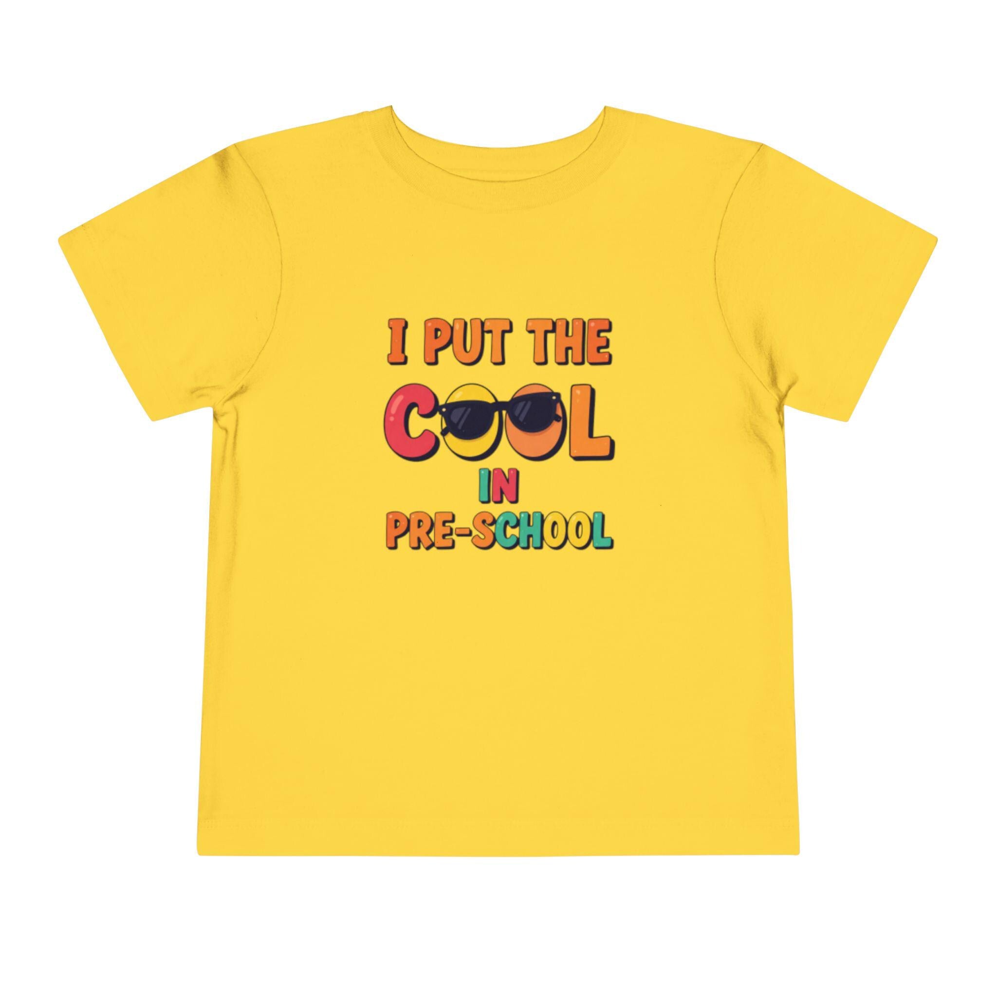 Toddler Preschool Graphic Tee | "I Put the in Preschool" Shirt