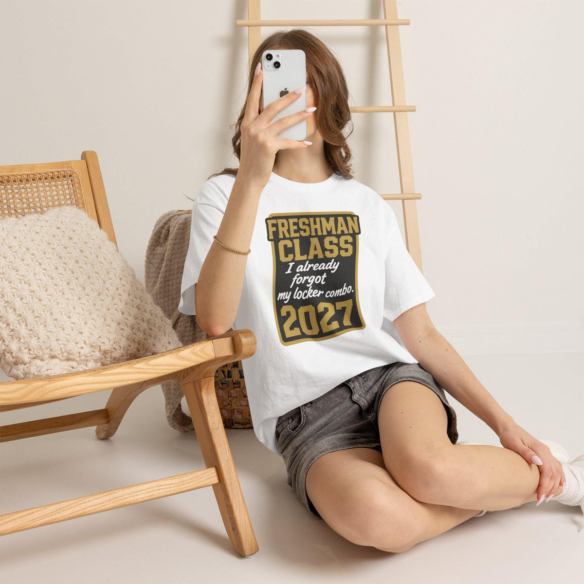 Freshman Class I already forgot my locker combo 2027 T-Shirt | Back to School