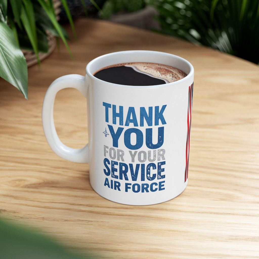 Thank You Veteran Support Mug | Military Service Tribute Mug