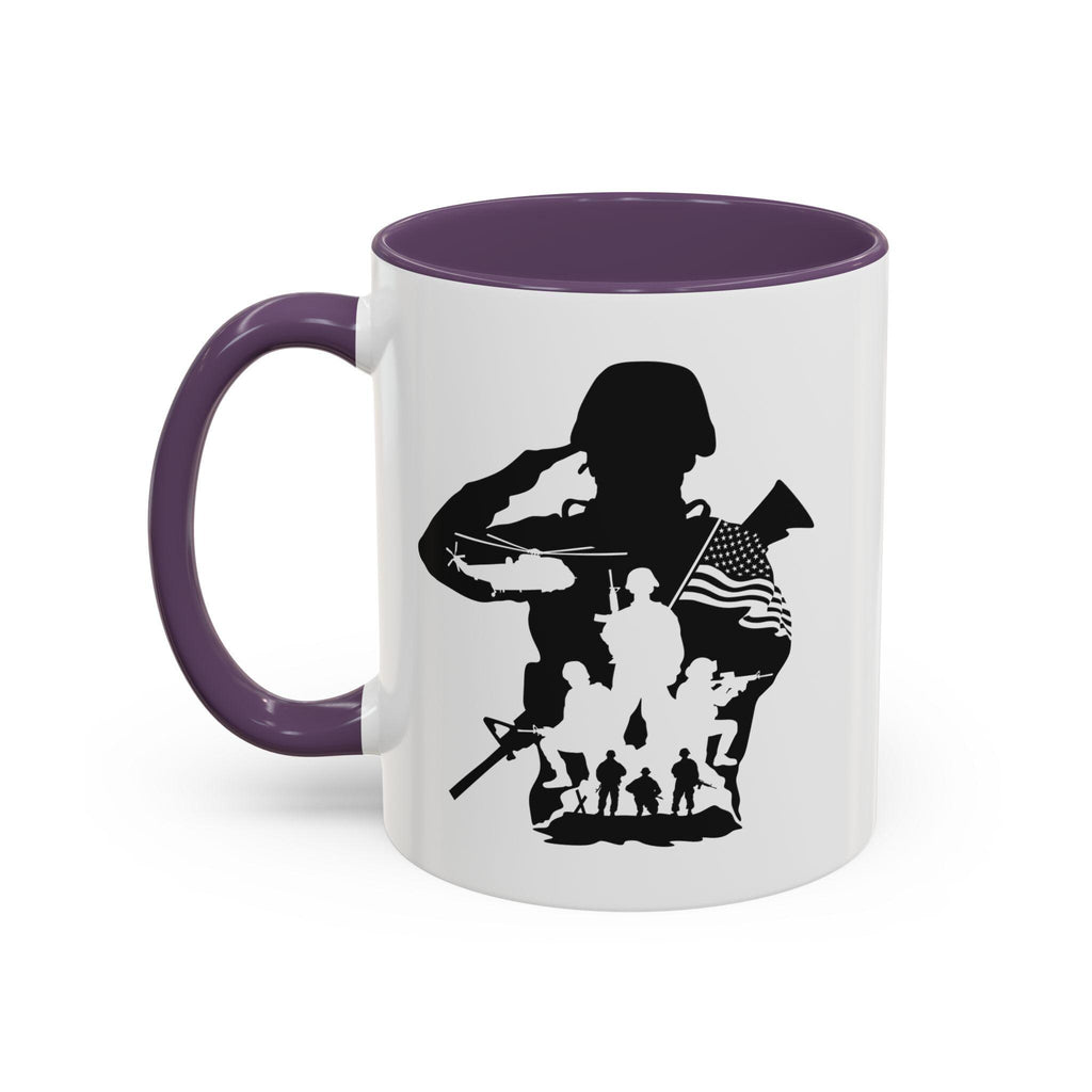 Thank You For Your Service USMC Mug | Accent Coffee Mug Right Hand