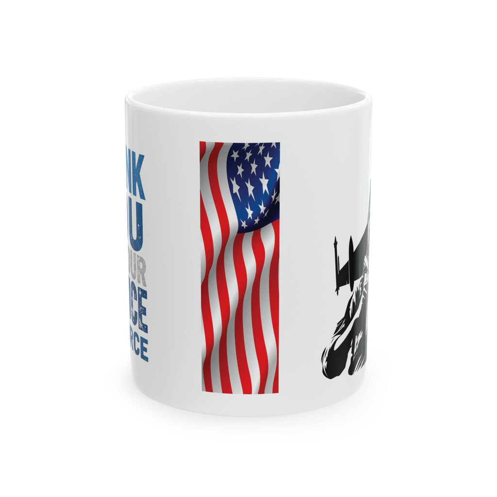 Thank You Veteran Support Mug | Military Service Tribute Mug