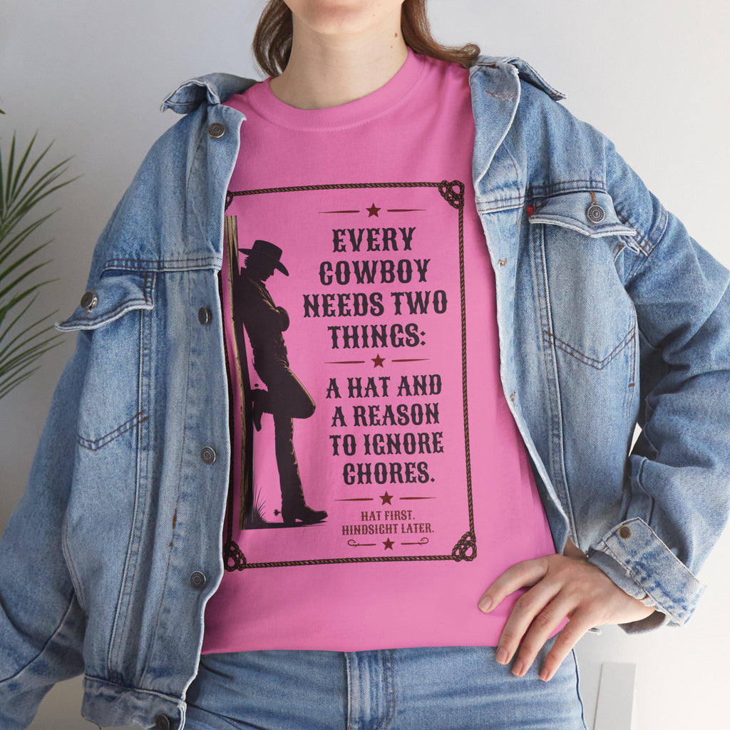 Cowboy Silhouette Quote T-Shirt | Western Graphic Tee