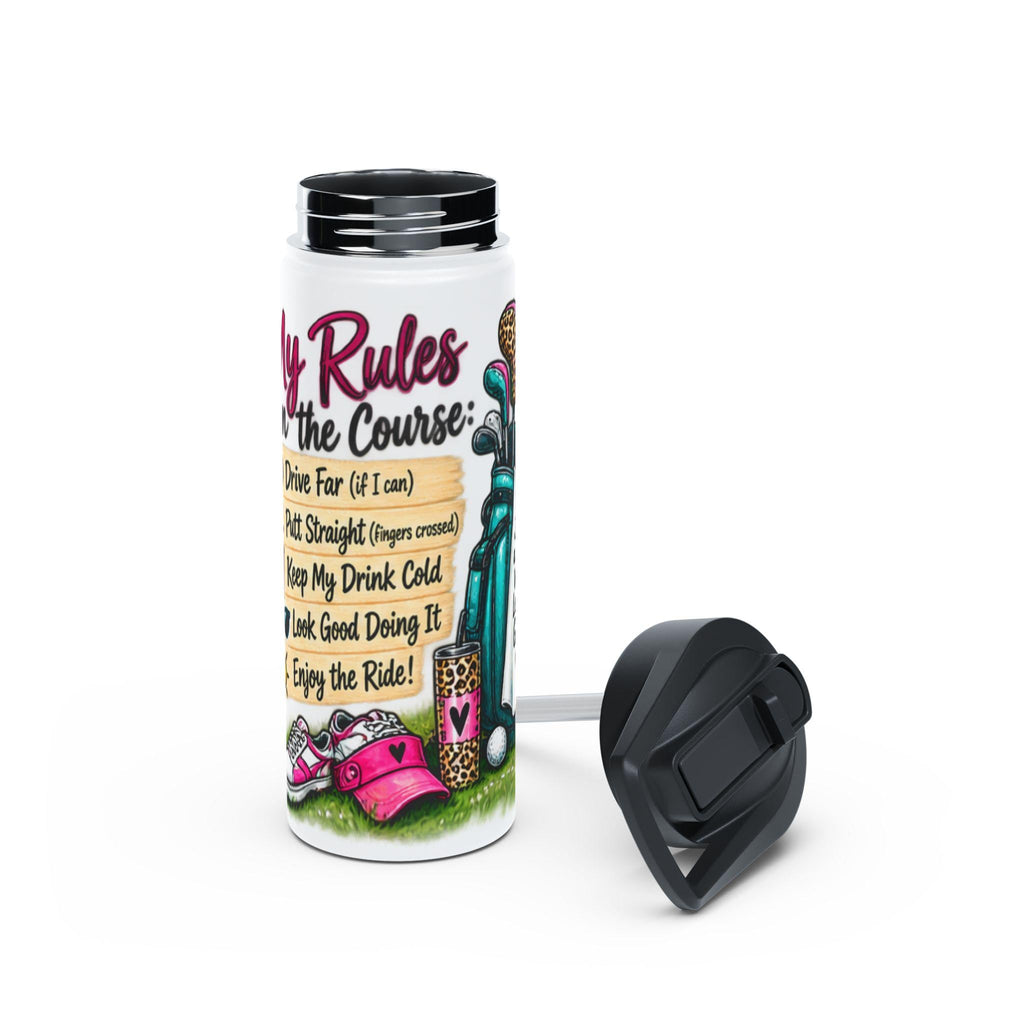 My Rules of the Course Golf Water Bottle | Stainless Steel Insulated
