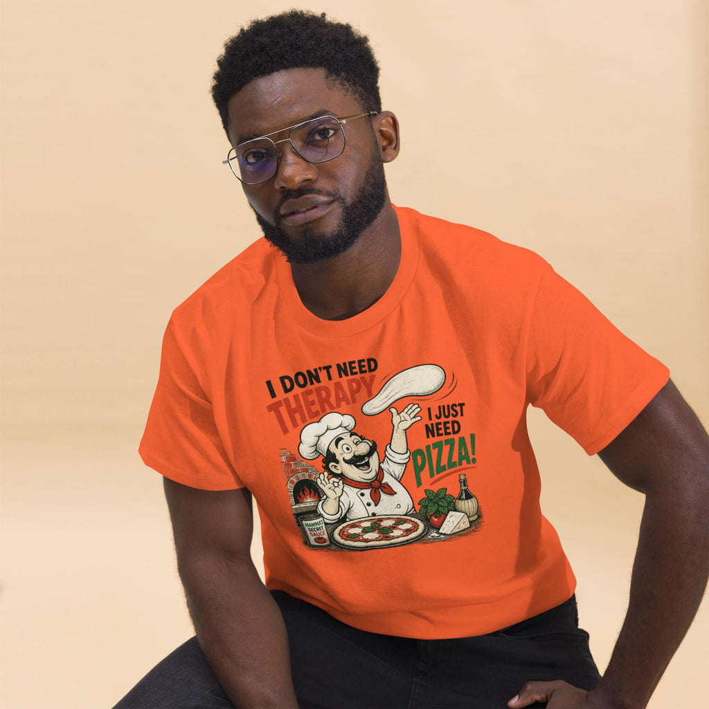 Pizza chef Therapy /Funny Pizza T-Shirt