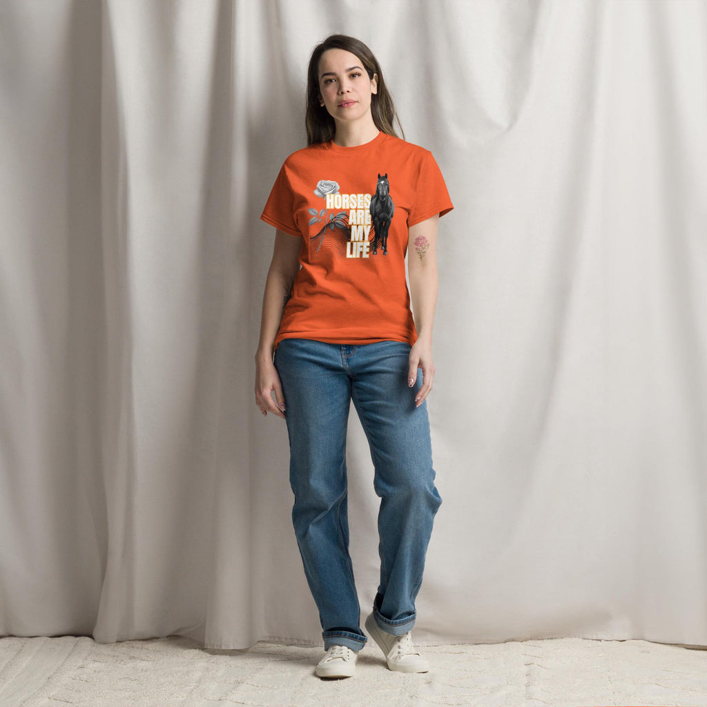 Horse Tee-Shirt/Horses are my life