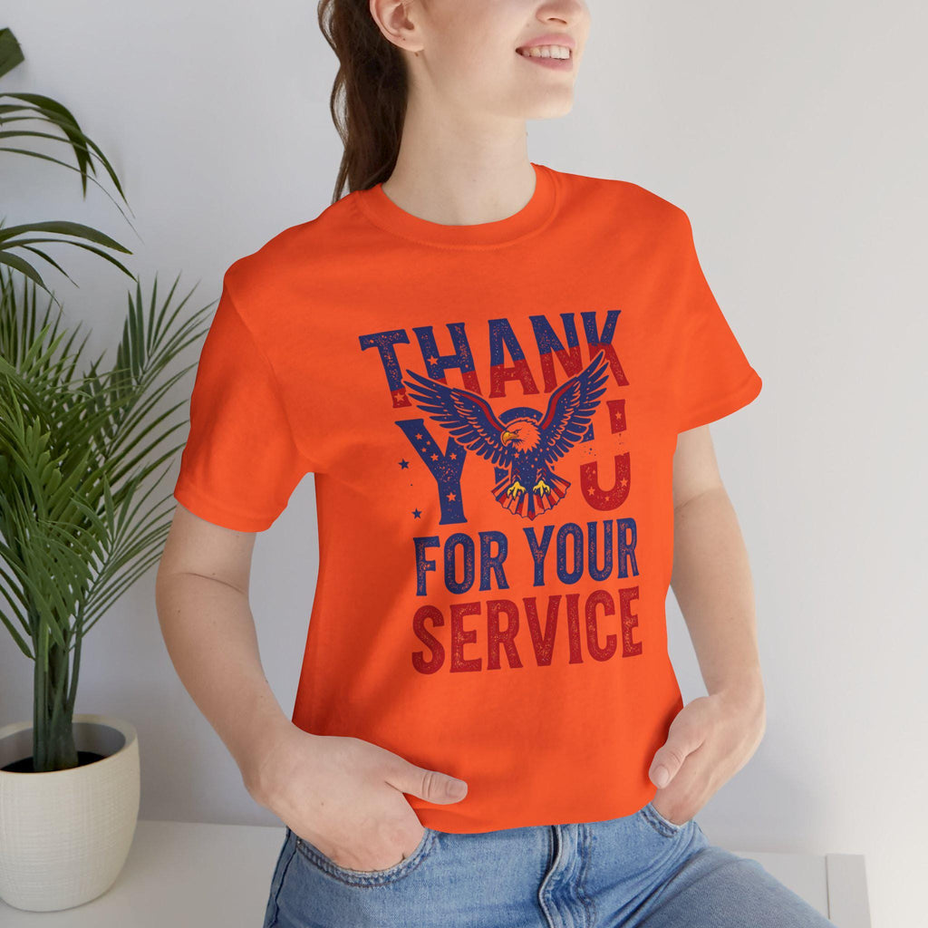 Thank You For Your Service T-Shirt | American Eagle Patriotic Military Tribute