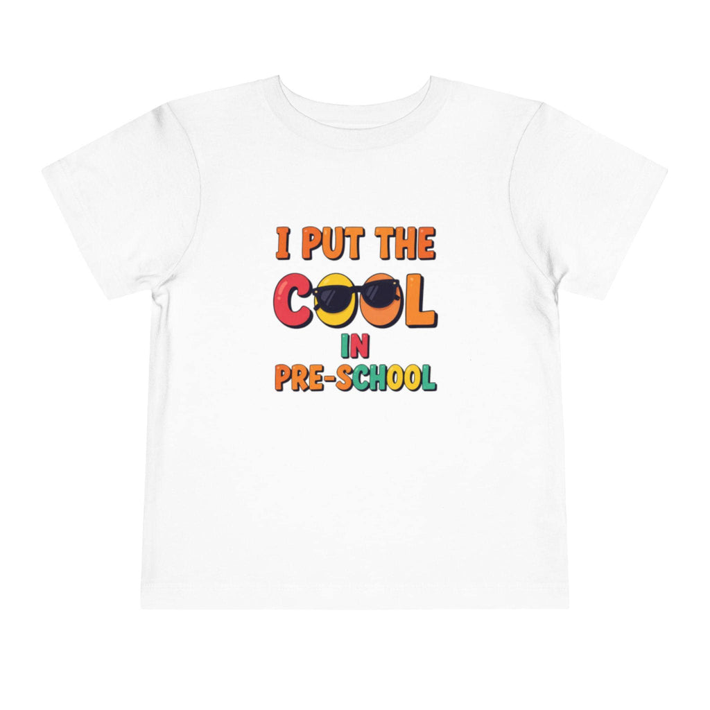 Toddler Preschool Graphic Tee | "I Put the in Preschool" Shirt