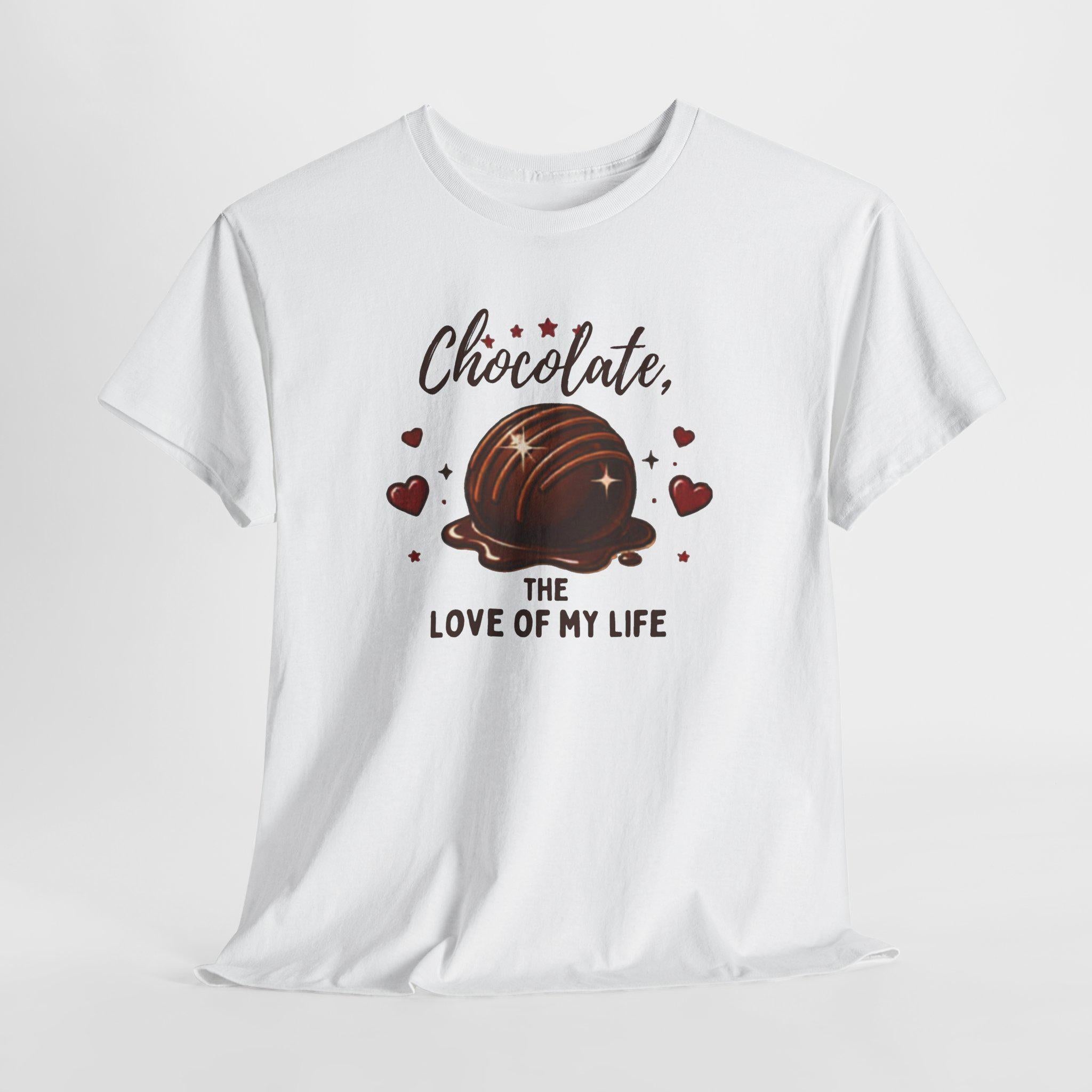 Chocolate the Love of My Life Tee | Candy Hearts, Dessert Illustration