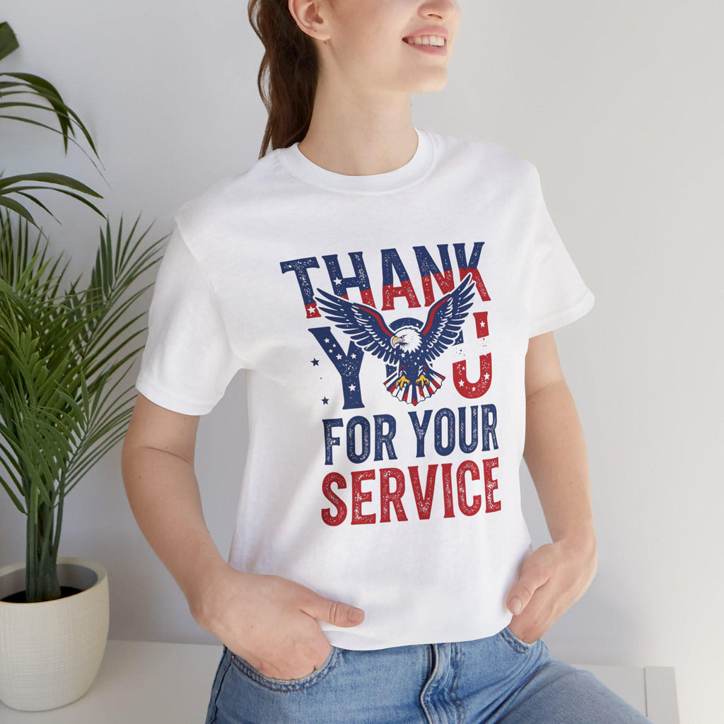 Thank You For Your Service T-Shirt | American Eagle Patriotic Military Tribute