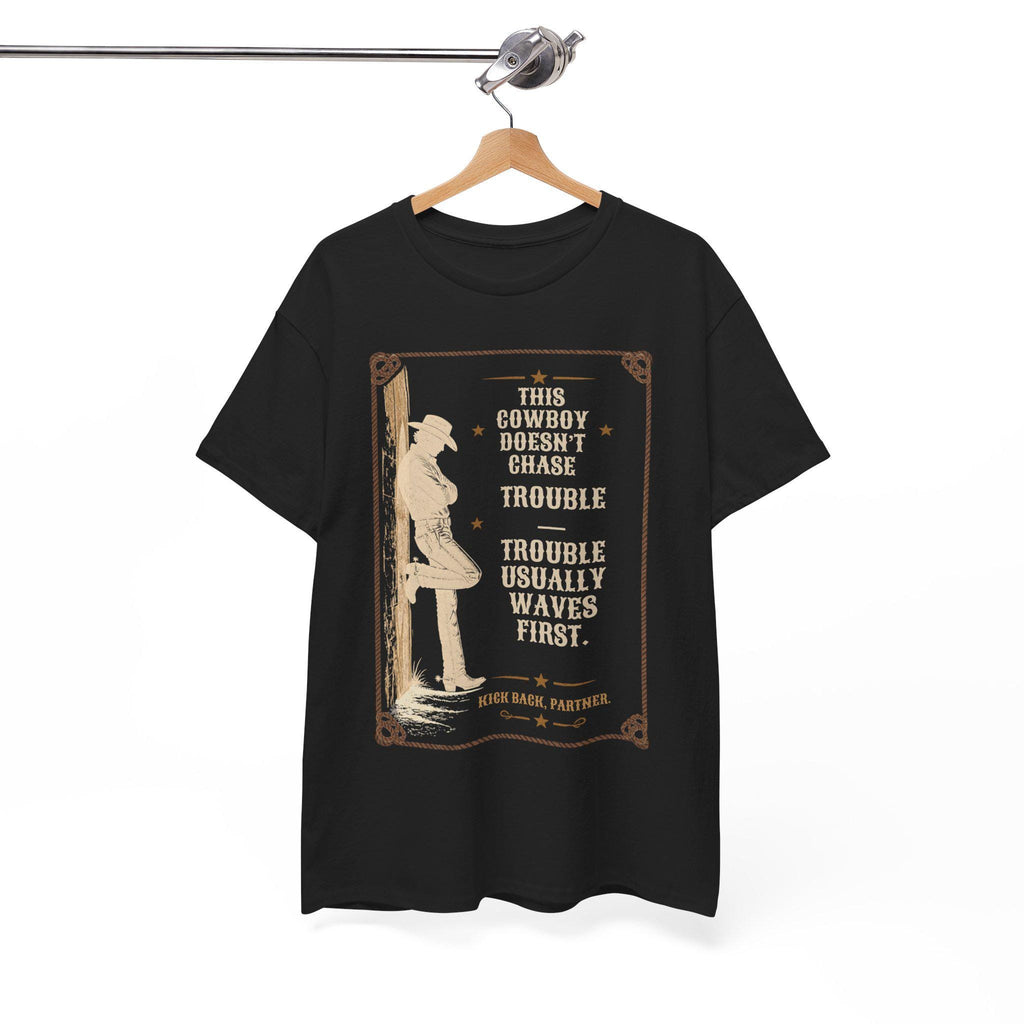 Cowboy Silhouette with Quote Tee | Western Vintage Poster, Rodeo Shirt