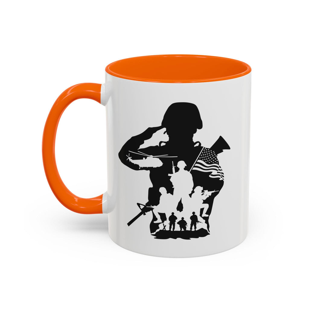Thank You For Your Service USMC Mug | Accent Coffee Mug Right Hand