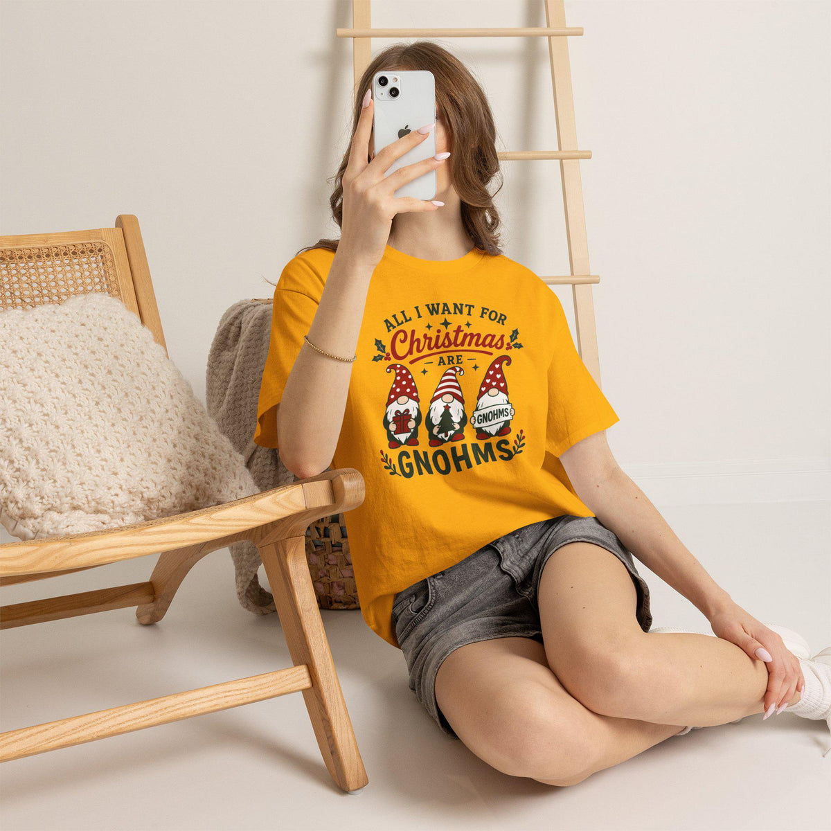All I Want for Christmas Are Gnomes T-Shirt | Christmas Gnome Tee