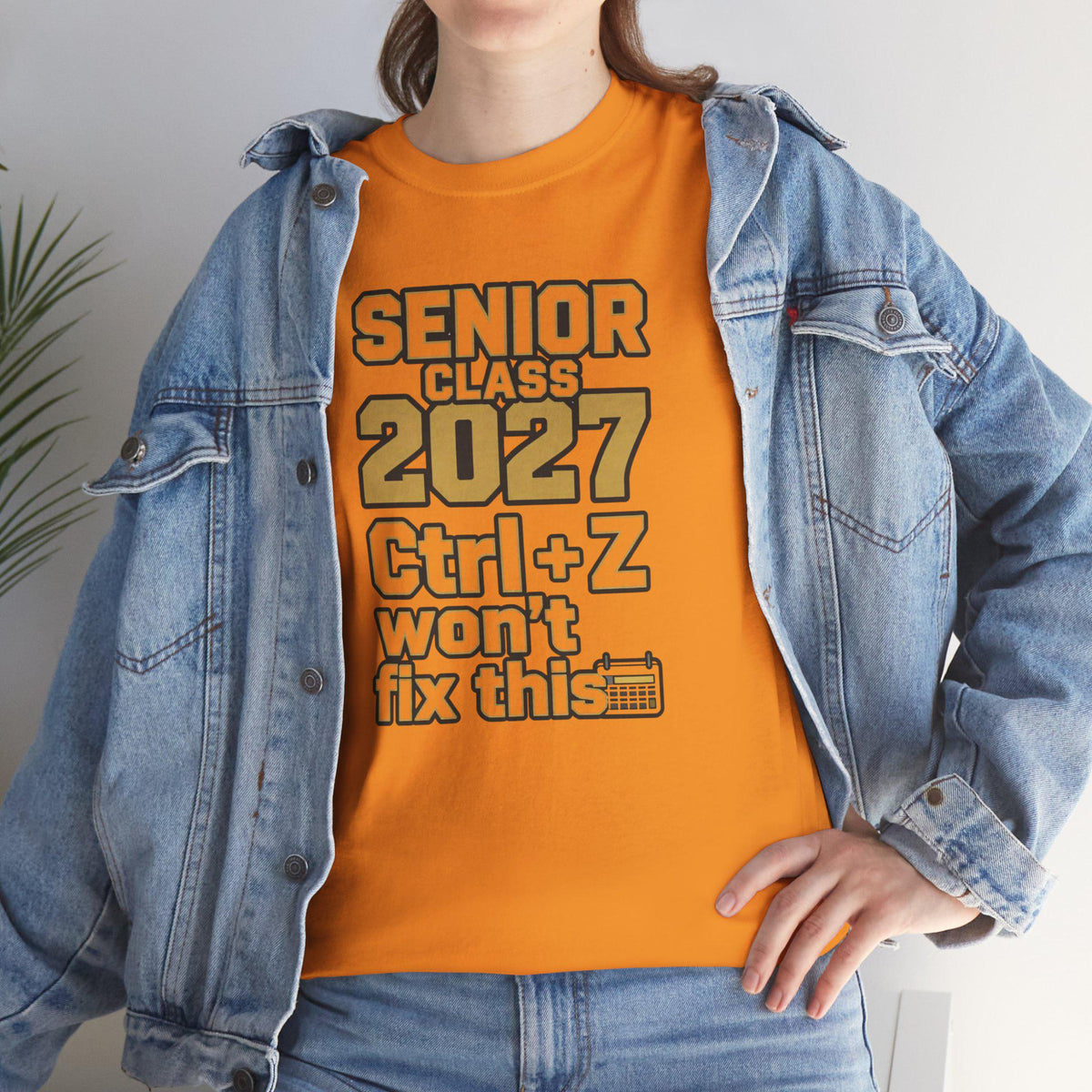 Senior Class 2027 Ctrl+Z Won't Fix This T-Shirt | Senior Year Tee
