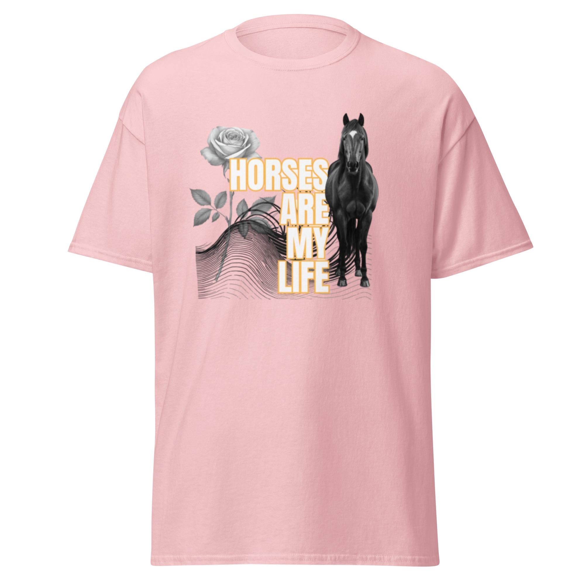 Horse Tee-Shirt/Horses are my life